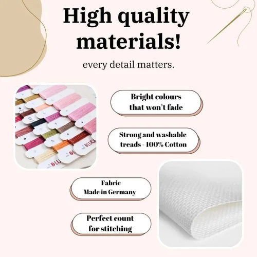 Vista 7 de Luca-S Kit de punto de cruz - Cachorros de baño