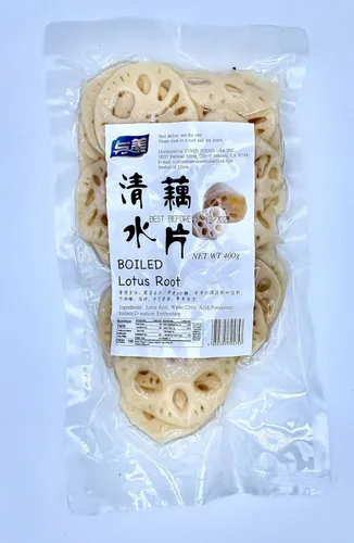 Raíces de loto hervidas 400g (14oz)