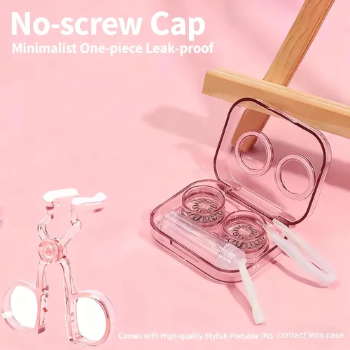 Kit de herramientas aplicador y removedor de lentes de contacto | Dispositivo profesional de inserción/extracción para lentes de contacto suaves y