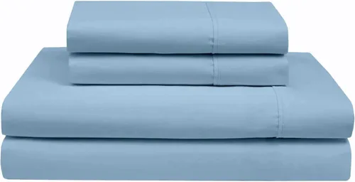 Vista 18 de Rajlinen Juego de sábanas de algodón Giza de tamaño individual, 100% algodón egipcio Giza certificado, juego de sábanas de lujo de 4 piezas