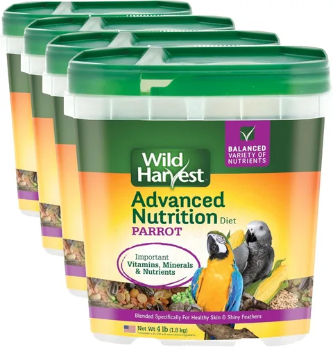 Vista 12 de Wild Harvest Advanced Nutrition - Loro de 4 libras, mezcla de semillas, granos y verduras