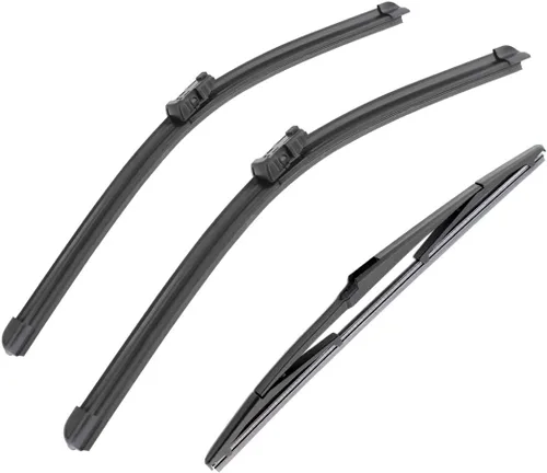 3 limpiaparabrisas de 20, 24 y 14 pulgadas, repuesto para Hyundai Veracruz IX55 2006-2012, limpiaparabrisas de equipo original, que cumplen con la