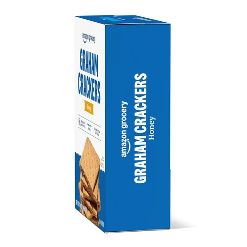 Vista 5 de Amazon Grocery, Galletas Graham de Miel, 14.4 onzas (anteriormente Happy Belly, el empaque puede variar)