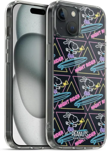 Vista 106 de Head Case Designs Funda de gel suave con licencia oficial de Peanuts Tropical Surf Snoopy Aloha Disco compatible con Apple iPhone 13 Mini