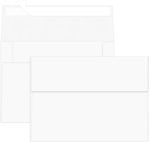 Vista 18 de 100 Paquetes Sobres Negros de 4 x 6 pulgadas para Tarjeta de Invitación, Sobres Pequeños A6 Autoadhesivos para Bodas, Fiestas de Cumpleaños, Baby