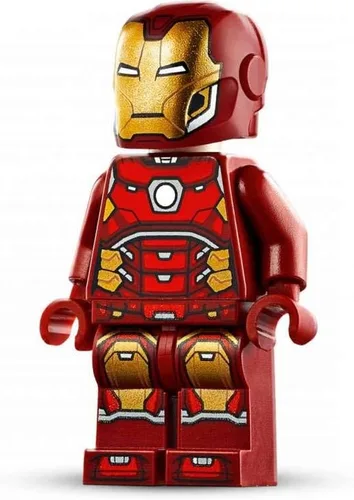 Vista 4 de LEGO Marvel Avengers Iron Man Mech 76140 - Figura de superhéroe de mech para niños, juguete de construcción con mech de Iron Man e minifigura