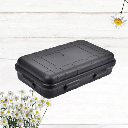 Vista 5 de Sosoport Large Multipurpose Outdoor Survival Storage Box Shockproof Tool Organizer for Adventurers and Explorers PP Material Emergency Kit Holder