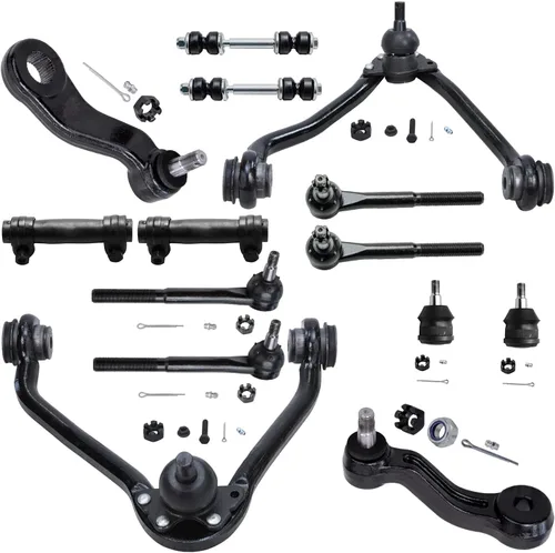 Vista 97 de Detroit Axle - Kit de suspensión RWD Front End de 16 piezas para Chrysler 300 Dodge Charger Challenger 11-14, 6 brazos de control, 4 barras