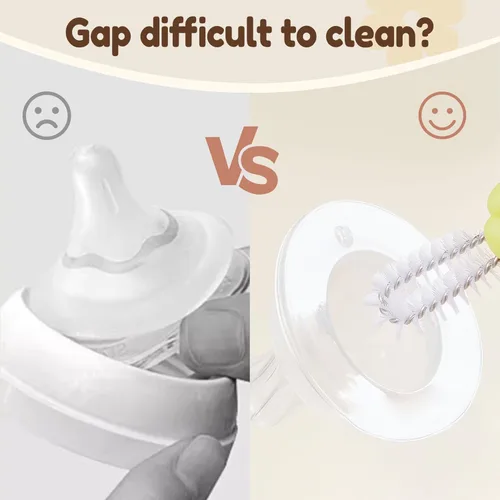 Vista 4 de Mejorado Cepillo de Limpieza de Tapa de Copa 3 en 1, Nuevo Cepillo Limpiador Multifuncional de Tapa 2025, Juego de Cepillo de Limpieza de Grietas