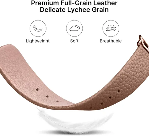 Vista 4 de Fullmosa - Correa compatible con Apple Watch (38 mm, 40 mm, 42 mm, 44 mm), de piel, compatible con Apple Watch SE y Series 6, 5, 4, 3, 2 y 1