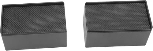 Vista 4 de Rectangular Stackable Furniture Risers Set, Rubber Elevated Support Blocks for Beds, Couches, Desks, and Sofas with 4 Inch Height