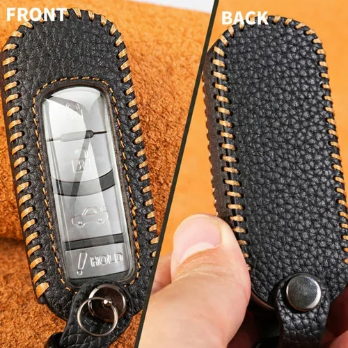 Vista 8 de Funda para Llavero de Mazda Estuche de Cuero para Llave de Carro Compatible con Mazda 3 6 5 2 CX5 CX9 2009-2019