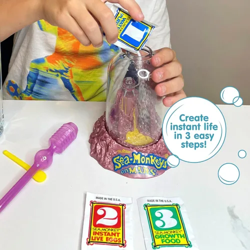 Vista 4 de Sea-Monkeys® En Marte - Las Únicas Mascotas Instantáneas del Mundo® - Edades 6+ (Paquete de 1)