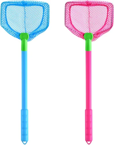 Vista 10 de Coopay 2 redes de pesca para insectos, redes de playa para atrapar mariposas para exteriores