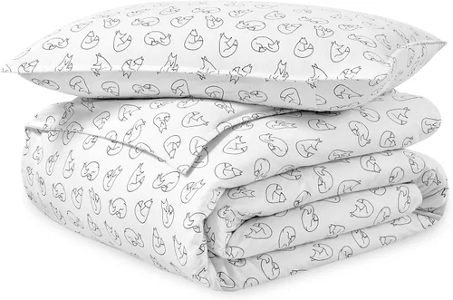 Vista 33 de Juego de edredón de franela de Bare Home