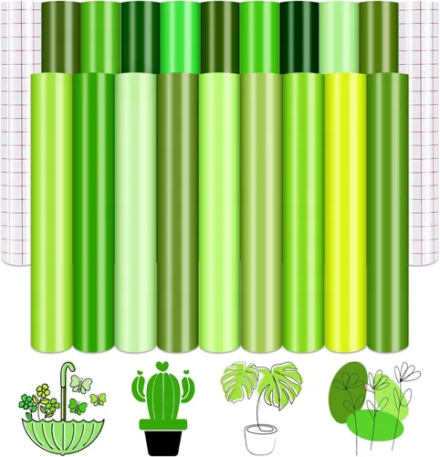 Vista 20 de Tintnut Vinilo permanente rosa – 8 hojas de vinilo adhesivo permanente de amaranto de 12 x 10 pulgadas, autoadhesivo rosa a prueba de agua