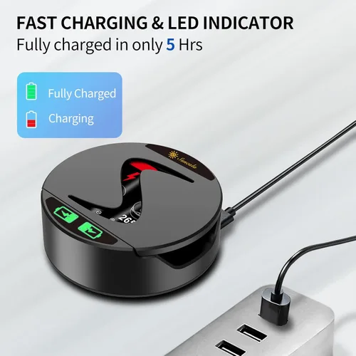Vista 4 de Suncala Rechargeable Battery Pack for Xbox Controllers, 3X 2650mAh Rechargeable Batteries with Charging Station for Xbox One/Xbox Series X S/Xbox