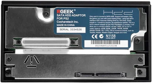 Vista 2 de RGEEK SATA HDD Conector Enchufe Enchufe para Sony PS2 Playstation 2