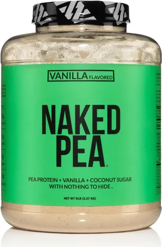 Vista 13 de NAKED Pea - Proteína de Doble Chocolate de Granjas de EE. UU. y Canadá, Cacao Orgánico, Azúcar de Coco Orgánico - Sin OMG, Sin Soja y Sin Gluten