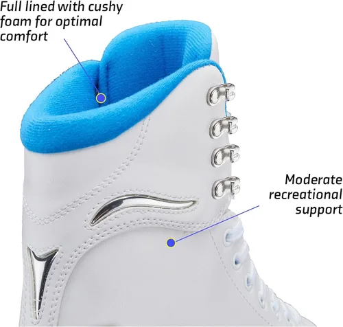 Vista 4 de Jackson Ultima SoftSkate - Patines de hielo para patinaje artístico para mujer/niña, ancho medio