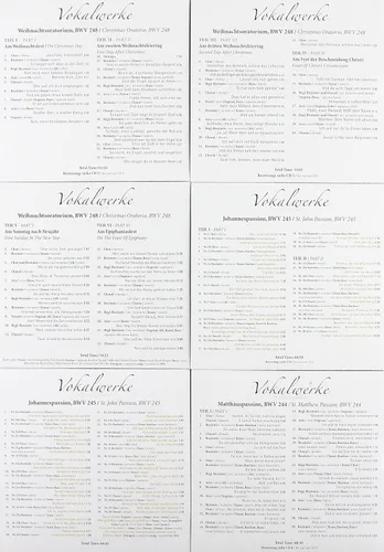 Vista 4 de Bach Vokalwerke- Christmas Oratorio St John Passion St Matthew Passion Mass in B minor