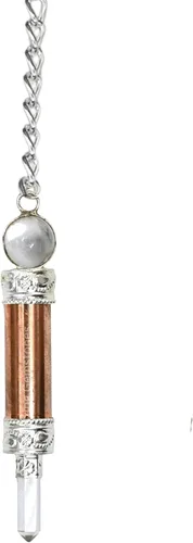 Vista 44 de Péndulos de metal curativos de Amazing Gemstone para adivinación, cúpula dorada de acero de cobre de alta energía, péndulo de bronce, péndulos