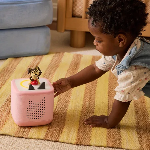 Vista 2 de Toniebox 2 - Conjunto de inicio de reproductor de audio para niños de 1+ con Playtime Puppy - Rosa nube