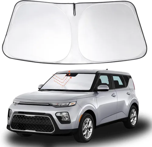 Vista 113 de Parasol para parabrisas de ajuste personalizado 2013 2014 2015 2016 2017 2018 BMW 3 Series/F30/F31/F80/M3 accesorios plegables bloqueador de sol