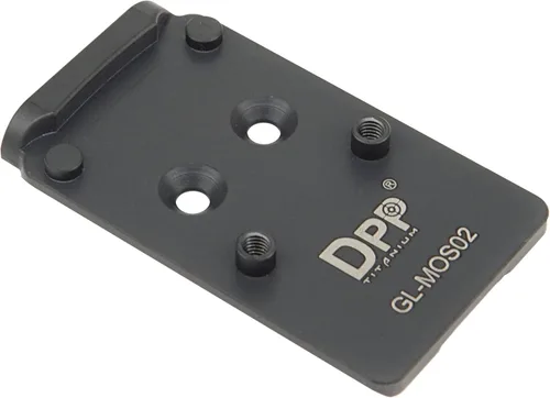 DPP Titanium Placa adaptadora compatible con Glock 17/19 Gen 3-5 MOS Holosun 407/507C/508T/Osight C/XR y Trijicon RMR/SRO