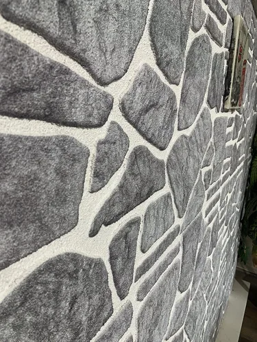 Vista 6 de Dundee Deco Paneles de Pared 3D - Revestimiento Aspecto de Piedra Gris Azulado Blanco Paneles de Pared, Revestimiento de Espuma de Poliestireno