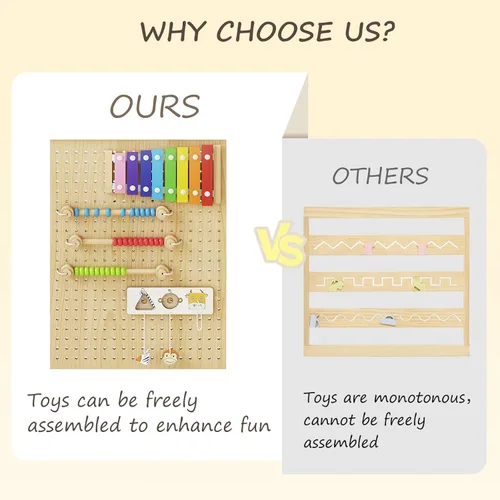 Vista 8 de EXPERLAM Corralito para bebés – Corralito de madera para bebés y niños pequeños, corralito plegable con puerta de bloqueo, valla portátil para bebés