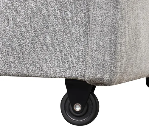 Vista 191 de Sofá modular de felpilla con tapicería en forma de L, sofá modular de 4 asientos con otomana extraíble y 5 almohadas para sala de estar, apartamento