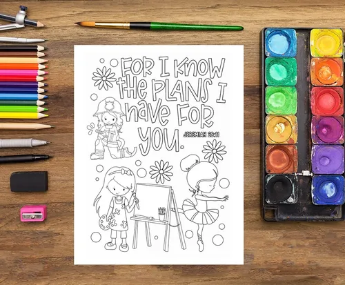 Vista 6 de Bible Verse Coloring Book for Kids