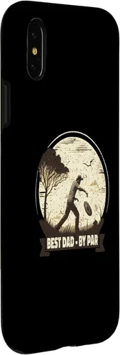 Vista 3 de iPhone X/XS Funny Disc Golf Art Dad By Par Disc Sport Players Case