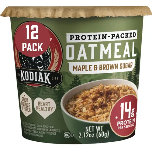 Vista 13 de Kodiak Cakes Avena Instantánea de Proteína de Manzana y Canela en una Taza, 2.12oz (Paquete de 12)