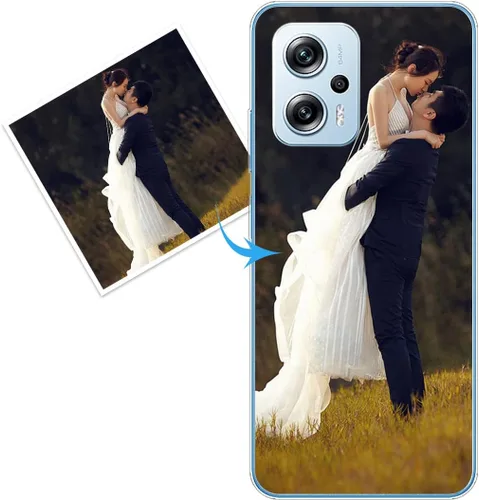 Vista 106 de Funda personalizada compatible con Oppo A1 Pro, fundas de teléfono personalizadas con imagen de foto, imagen de texto, cubierta transparente