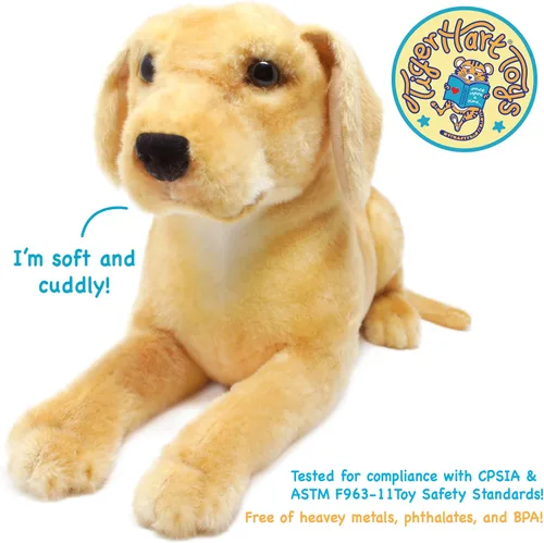 Vista 5 de TigerHart Mason el Labrador - Animal de peluche de 19 pulgadas