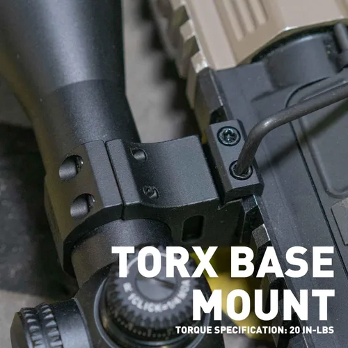 Vista 7 de Monstrum Next Level Scope Rings with Integrated Level Bubble and Anti-Recoil Lugs Available in 1 inch, 30 mm, and 34 mm Diameter