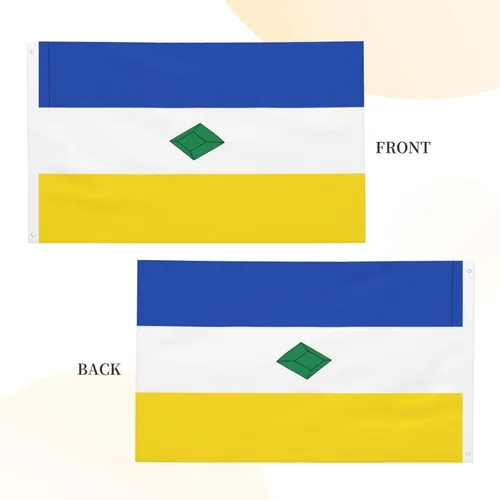 Vista 7 de Double Sided Flag of Muzo (Boyacá) Flag 3x5 FT Outdoor Flags Banners Durable Patio Indoor Decorative Flags Home Party Funny Flags 3by5 Flags