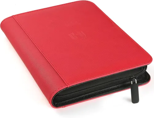 Vista 14 de Carpeta de Tarjetas de 4 Bolsillos con Cremallera, Libro Portatarjetas de 288 Bolsillos, Carpeta con Cremallera de Cubierta de PU Premium, Carpeta