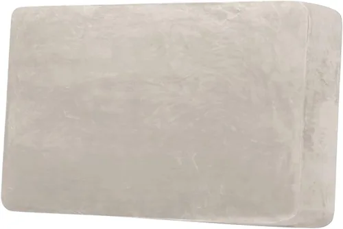 Vista 208 de H.VERSAILTEX - 4 fundas elásticas de terciopelo para cojín de sofá modular en forma de L (sofá grande de 3 plazas + 1 diván, color marfil)