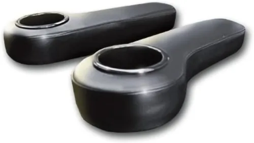 Revenge Piezas y accesorios para carrito de golf negro Kit de asiento trasero para carrito de golf con soporte para tazas