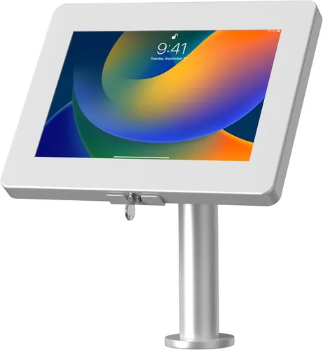 Vista 8 de CTA - Carcasa de pared para iPad con cuello de cisne, soporte de pared para tabletas con cuello curvado para iPad 7, 8, 9 y 9 de 10.2 pulgadas, iPad