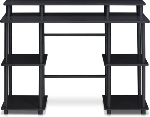 Vista 3 de FURINNO Turn-N-Tube - Escritorio para computadora, color expreso