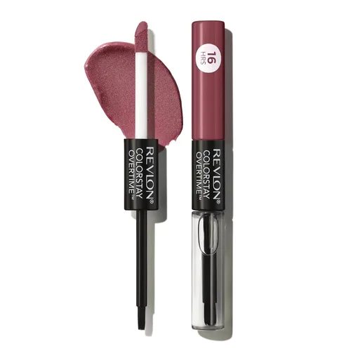 Vista 24 de Revlon Lápiz labial líquido con brillo de labios transparente, colorStay Overtime Lipcolor, relleno de calcetines para mujeres, 005 Infinite