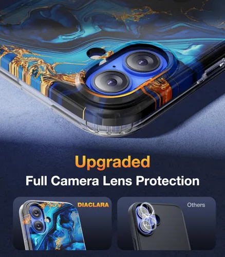 Vista 591 de DIACLARA - Funda transparente compatible con iPhone XR 6.1 pulgadas 2018
