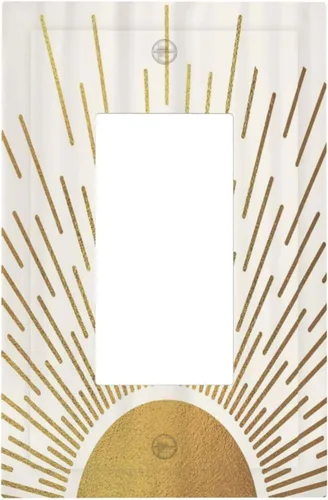 Vista 13 de Ancla Náutica Velero Faro Brújula Cubiertas de Interruptor de Luz de 1 Gang Sin Dispositivo Placa de Pared Decorativa en Blanco Placa Frontal