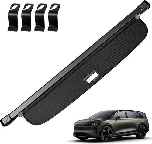 Vista 32 de AUXKO - Cubierta de carga retráctil para Lincoln MKX 2018-2016, cubierta de equipaje de maletero con protección de sombra para Lincoln Nautilus