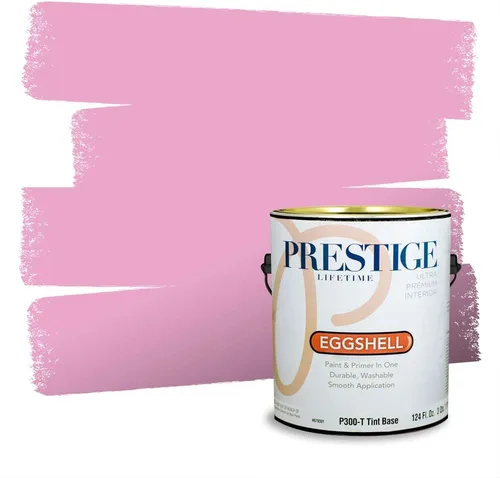 Vista 403 de Prestige Paints Pintura exterior e imprimación en uno, 1 galón, plano, coincidencia comparable de Valspar* Amber Rose*