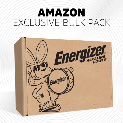 Vista 8 de Energizer - Pilas alcalinas AA (paquete de 20), pilas alcalinas dobles A de larga duración